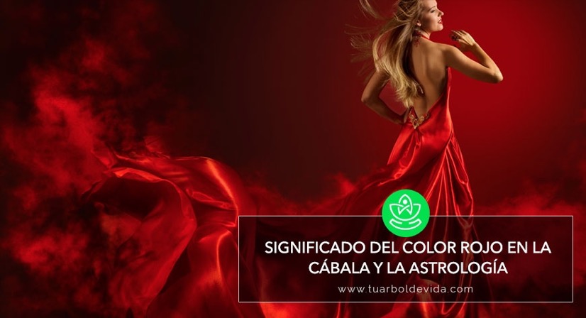 ᐈ Significado color rojo en Cábala y Astrología - Tu árbol de vida